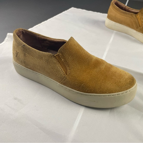 Frye Lena Women's Size 6.5M Slip On Sneaker Tan Suede Style 3470277-SNR - Picture 13 of 16
